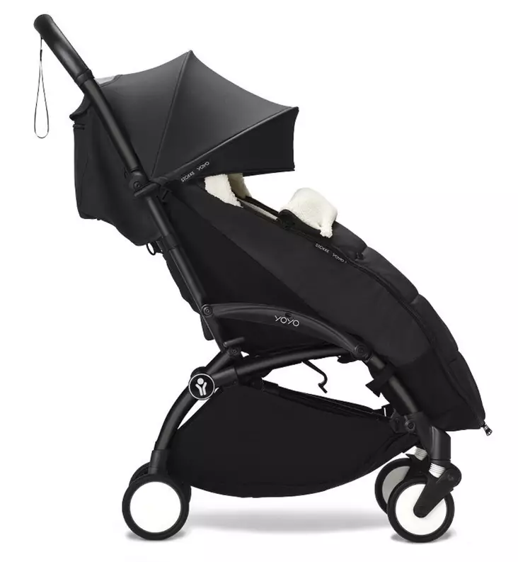 Stokke Yoyo3 lämpöpussi matkarattaaseen black wauva - Lämpöpussit ja jalkapeitteet - 646603 - 1