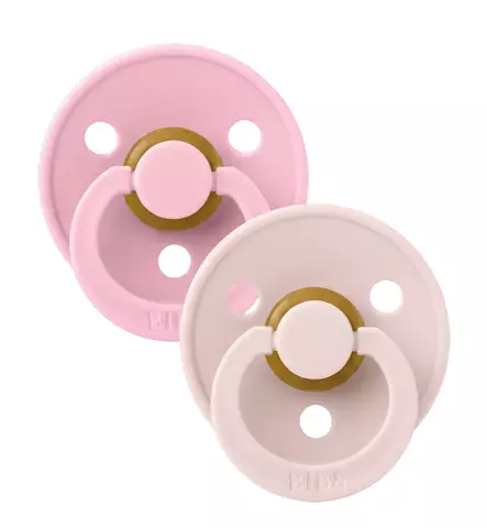 Bibs Colour Tutti 2-pack Latex petal baby pink wauva - Tutit ja tuttinauhat - 110334 - 2