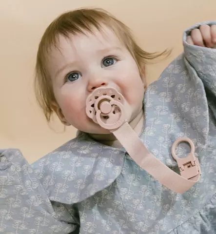 bibs tuttinauha clip loop blush wauva - Tutit ja tuttinauhat - 9501244 - 1