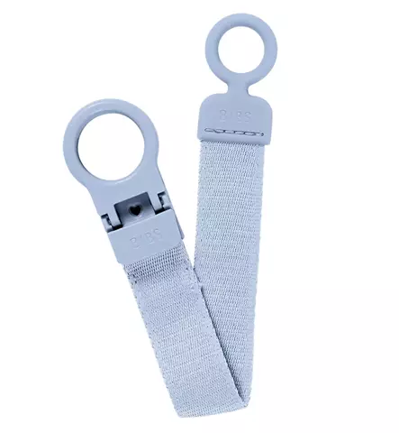 bibs tuttinauha clip loop dusty blue wauva - Tutit ja tuttinauhat - 9501304 - 2