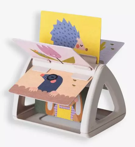 Taf Toys Pyörivä Ensikirja kaksipuoleisilla kontrastikuvilla wauva - Ensikirjat ja pehmokirjat - 303664 - 2