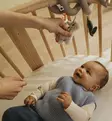 Stokke Sleepi Mini V3 Muotolakana birch beige wauva - Liinavaatteet ja suojat pinnasänkyyn - 683014 - 1