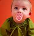Bibs Colour Tutti 2-pack Latex baby pink tango wauva - Tutit ja tuttinauhat - 110474 - 5
