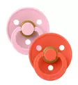 Bibs Colour Tutti 2-pack Latex baby pink tango wauva - Tutit ja tuttinauhat - 120474 - 2
