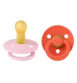 Bibs Colour Tutti 2-pack Latex baby pink tango wauva - Tutit ja tuttinauhat - 120474 - 3