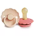 Frigg luonnonkumitutti pink cream poppy daisy wauva - Tutit ja tuttinauhat - 101594 - 6