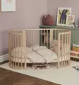 Stokke Sleepi V3 Muotolakana Pinnasänkyyn beige wauva - Liinavaatteet ja suojat pinnasänkyyn - 683314 - 1