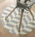 Stokke Suojamatto Syöttötuolin alle scandi green wauva - Syöttötuolien lisävarusteet - 714504 - 3