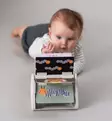 Taf Toys Pyörivä Ensikirja kaksipuoleisilla kontrastikuvilla wauva - Ensikirjat ja pehmokirjat - 303664 - 4