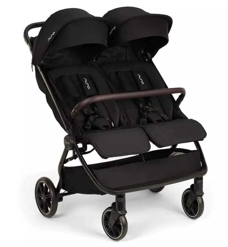 Nuna Trvl Dubl Tuplamatkarattaat caviar wauva - Matkarattaat - 290054 - 1