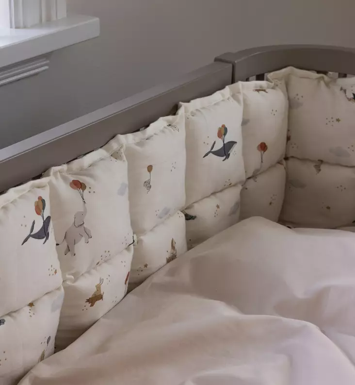 Sebra Pinnasängyn reunapehmuste Kapok, 360 cm world of sebra wauva - Pinnasängyn reunapehmusteet ja patjat - 100430024 - 1