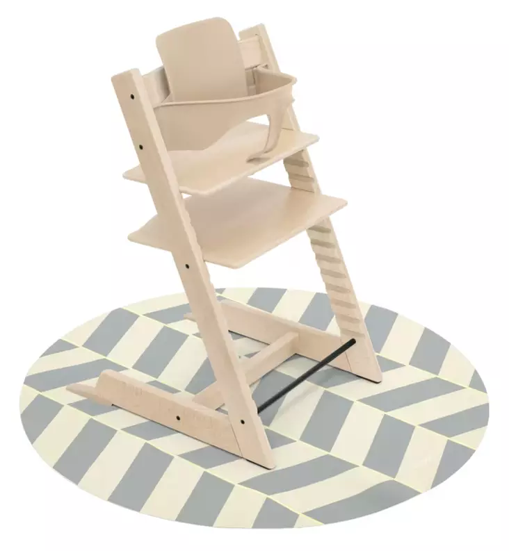Stokke Suojamatto Syöttötuolin alle scandi green wauva - Syöttötuolien lisävarusteet - 714504 - 1