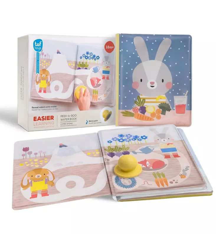 Taf Toys Peek-A-Boo vesipiirustuskirja wauva - Ensikirjat ja pehmokirjat - 287114 - 1