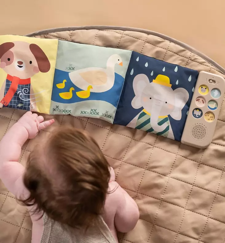 Taf Toys Ensikirja rauhoittavilla äänillä wauva - Ensikirjat ja pehmokirjat - 303944 - 1