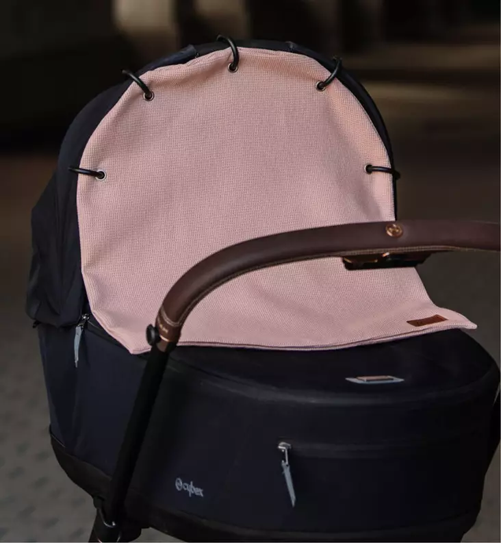 unavaate_mini_vohveli_vaunuverho_logolla_wauva - Vaunuverhot ja aurinkovarjot rattaisiin - 1193004 - 1