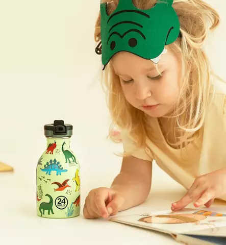 24 Bottles lasten juomapullo pillipullo ter=C3=A4spullo Jurassic Frien=
ds Wauva - Lasten mukit, nokkamukit ja pillimukit - 001815 - 2