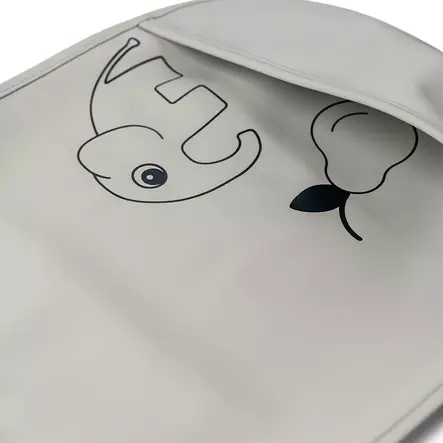 Done by Deer ruokalappu 2-pack deer friends grey beige - Ruokalaput - 1313525 - 2