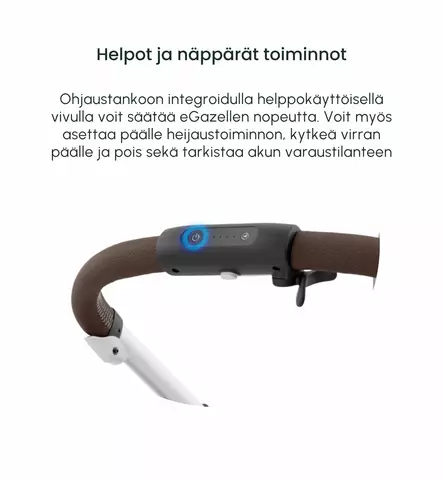 Cybex eGazelle sähköavusteinen lastenratas Stormy Blue Wauva - Lastenrattaat - 524000535 - 2