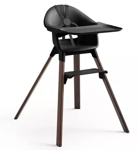 Stokke Clikk Bamboo Syöttötuoli black warm brown wauva - Syöttötuolit - 695805 - 2