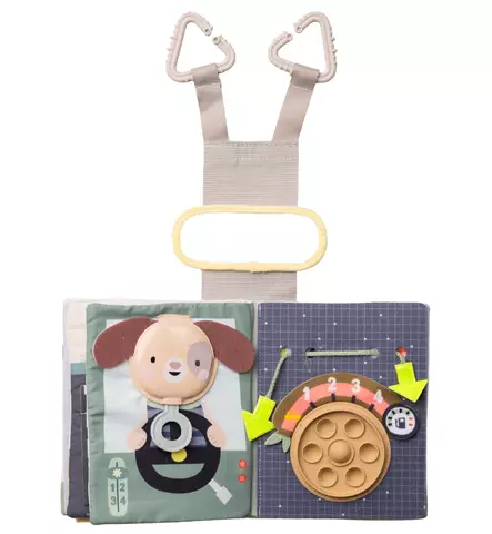 taf_toys_autolelu_ride_time_busy_book_aktiviteetti_automatkalle_wauva - Turvaistuintarvikkeet & autoiluvarusteet - 303665 - 2