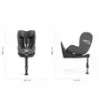 Cybex_Sirona_T_turvaistuin_SepiaBlack_wauva - ISOFIX turvaistuimet - 523000375 - 11