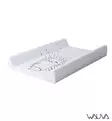 Nord Baby Hoitoalusta Pehmea Changing Mat Soft Hedgehog White Wauva - Hoitoalustat - 262355 - 1