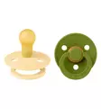 Bibs Colour Tutti 2-pack Latex pale butter wasabi wauva - Tutit ja tuttinauhat - 110475 - 3