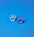 Bibs Colour Studio Tutti 2-pack Latex polka dot breeze cornflower wauva - Tutit ja tuttinauhat - 11041105 - 5