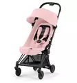 Cybex_Coya_matkaratas_MattBlack_PeachPink_wauva - Matkarattaat - 522004345 - 4