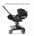 Cybex Coya Style Matkarattaat / Kaupunkirattaat chrome brown sepia black wauva - Matkarattaat - 526000735 - 8