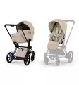 Cybex ePriam comfort Sähköavusteiset Lastenvaunut matt black cozy beige wauva - Yhdistelmävaunut - 526000065 - 11
