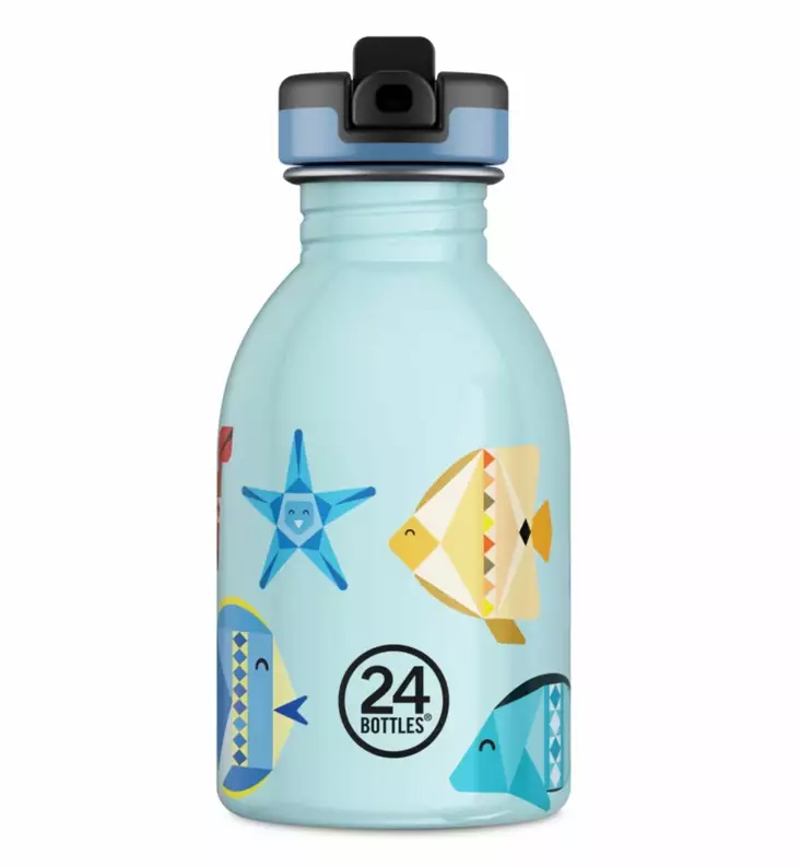 24Bottles lasten juomapullo pillipullo sea ftriends wauva - Lasten mukit, nokkamukit ja pillimukit - 001675 - 1