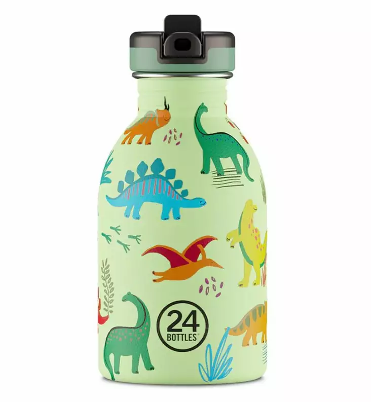 24 Bottles lasten juomapullo pillipullo ter=C3=A4spullo Jurassic Frien=
ds Wauva - Lasten mukit, nokkamukit ja pillimukit - 001815 - 1