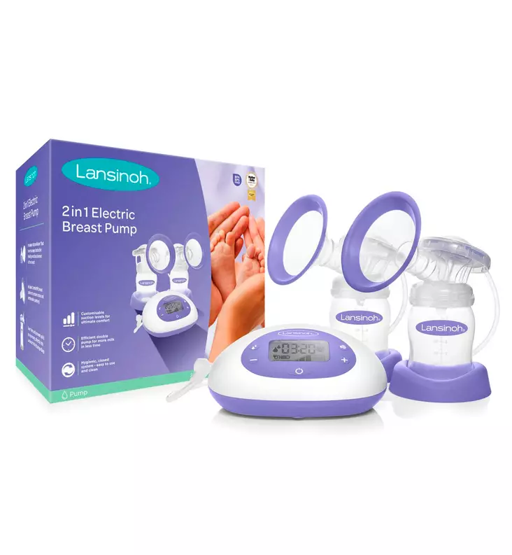 Lansinoh Rintapumppu Sähkökäyttöinen 2-in-1 - Rintapumput ja tarvikkeet - 53065 - 1