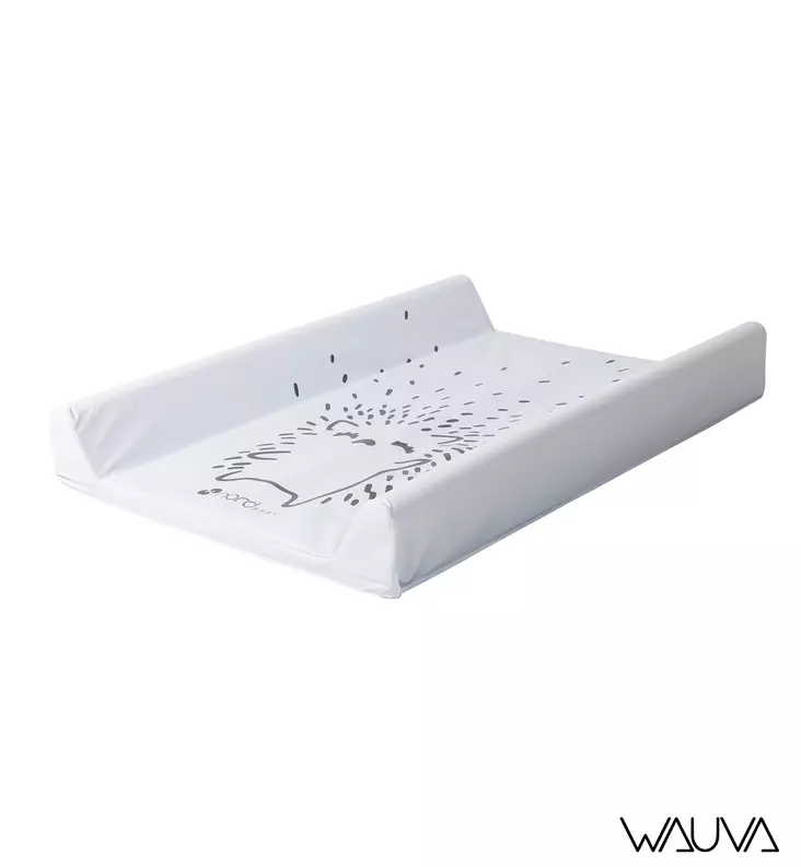 Nord Baby Hoitoalusta Pehmea Changing Mat Soft Hedgehog White Wauva - Hoitoalustat - 262355 - 1