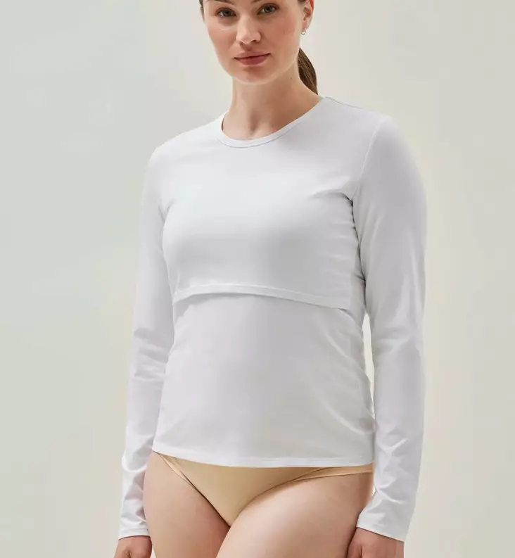 Boob Design Pitkähihainen paita odotukseen ja imetykseen - Äitiys- ja imetyspaidat ja topit - 01291001005 - 1