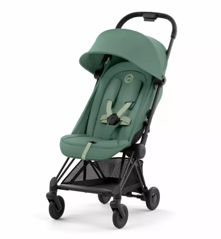 Cybex_Coya_matkaratas_MattBlack_LeafGreen_wauva - Matkarattaat - 522004355 - 1