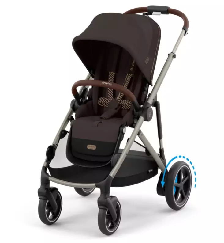 Cybex eGazelle S Sähköavusteiset Lastenrattaat chocolate brown wauva - Lastenrattaat - 525000175 - 1