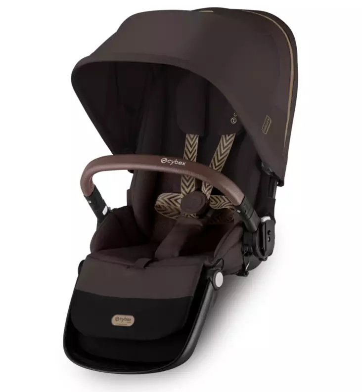 Cybex Gazelle S Sisaristuin chocolate brown wauva - Kaksos- ja sisarusrattaat - 525000145 - 1