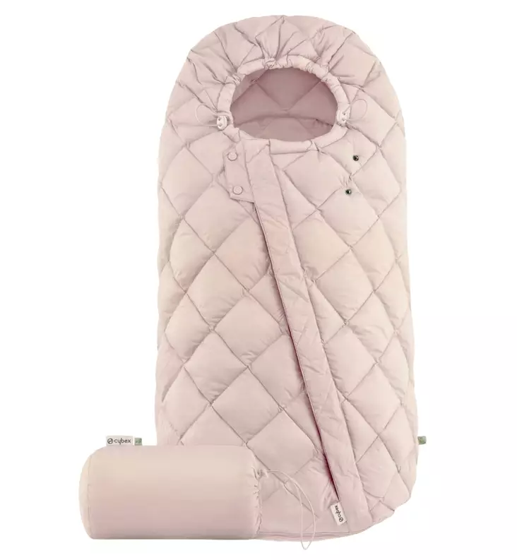 Cybex_Snogga_lämpöpussi_rattaaseen_Powder_pink_wauva - Lämpöpussit ja jalkapeitteet - 522002845 - 1