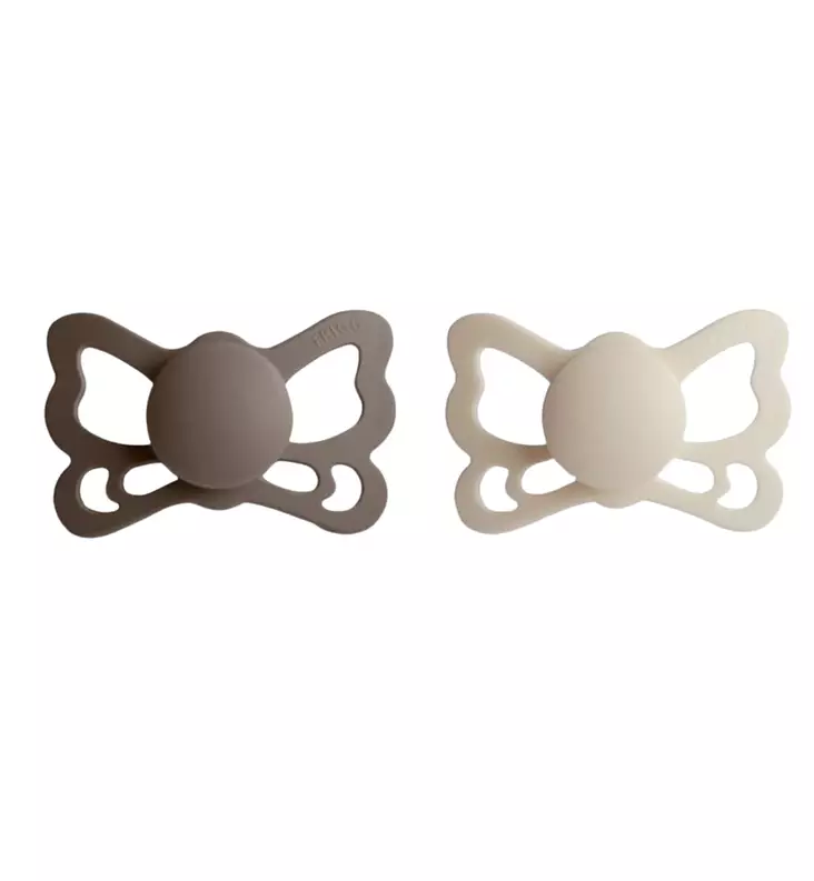 Frigg tutti Butterfly - Anatominen/silikoni, 2-pack - Tutit ja tuttinauhat - 101965 - 1