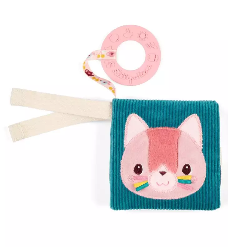 Lilliputiens Pehmokirja purulelulla wauva - Ensikirjat ja pehmokirjat - LP83695 - 1