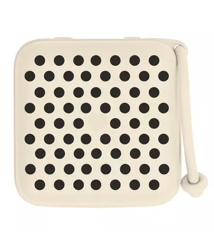 Bibs Tuttikotelo polka dots ivory black wauva - Tutit ja tuttinauhat - 420034216 - 2