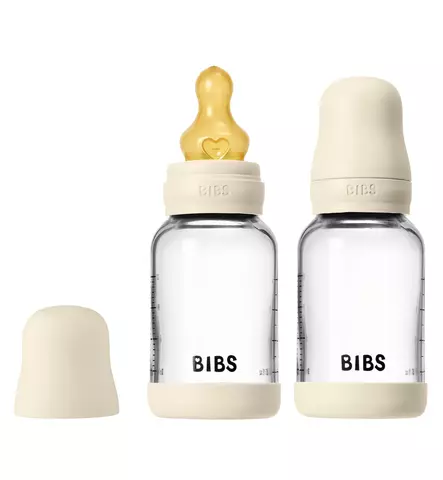 Bibs Lasinen Tuttipullo 120 ml, 2-pack wauva - Tuttipullot ja tuttipäät - 5219216 - 2
