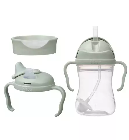 b.box Lasten 3-in-1 Mukisetti sage wauva - Lasten mukit, nokkamukit ja pillimukit - 1346 - 2