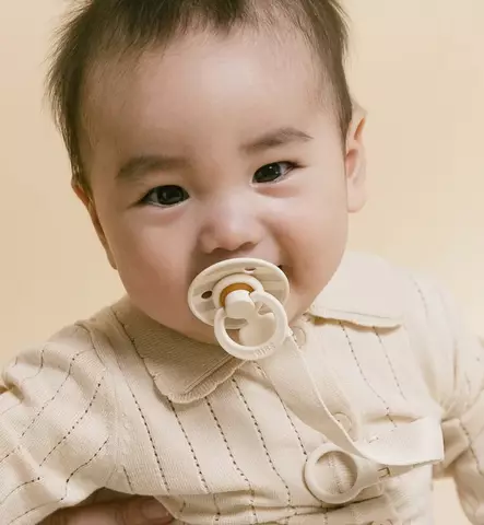 bibs tuttinauha clip loop ivory wauva - Tutit ja tuttinauhat - 9501216 - 1