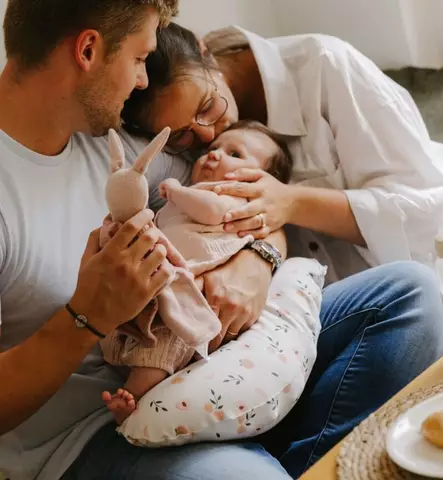 Doomoo Softy Imetys-/tukityyny peaches wauva - Imetystyynyt ja vartalotyynyt - S36 - 1