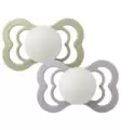 Bibs Supreme Luonnonkumitutti 2-pack Sage Night/Cloud Night - Tutit ja tuttinauhat - 270356 - 1