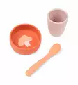 Done_by_Deer_silikoninen_lasten_ateriasetti_papaya_wauva - Lasten kulhot ja lautaset - 1539816 - 1