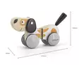 Polar B Vetolelu Kääntyilevä Koira 18kk+ - Puuhalelut taaperoille - 255626 - 4